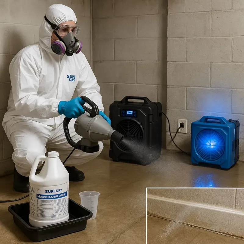 Sanitization and Odor Removal process in Kannapolis, NC