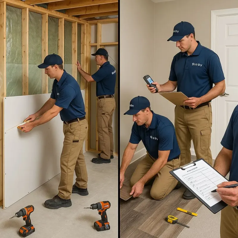 Repairs and Reconstruction process in Kannapolis, NC