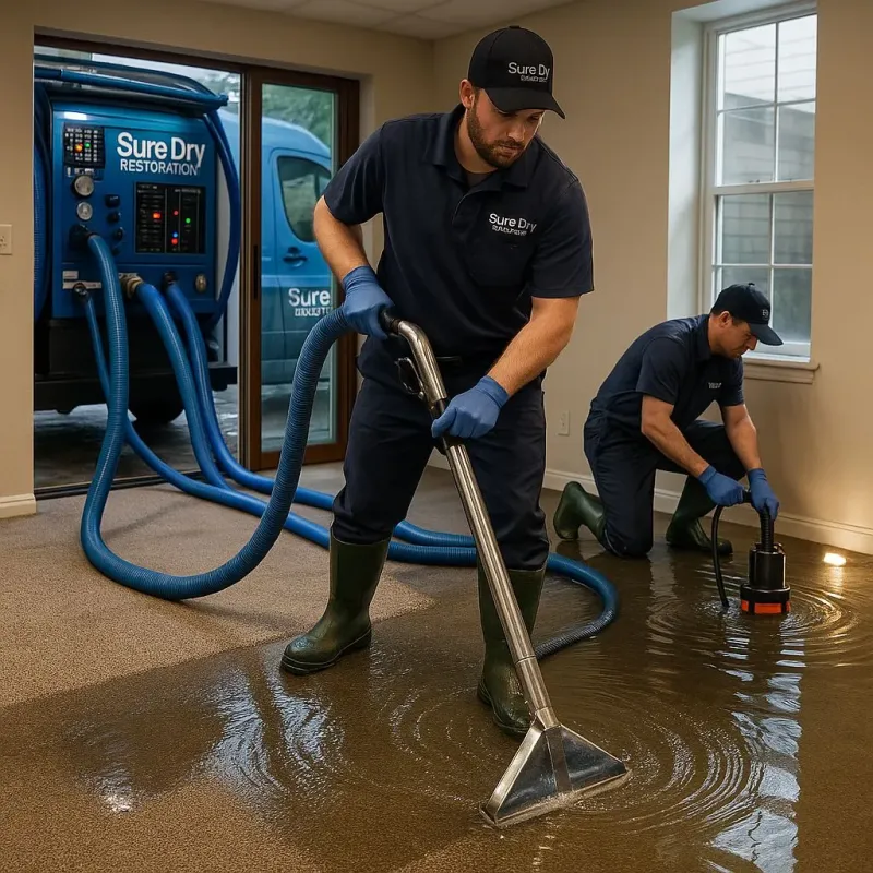 Water Extraction and Removal process in Kannapolis, NC